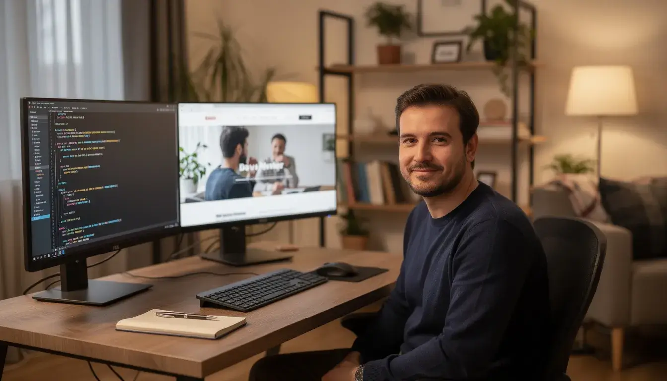 small business owner using claude code ai automation