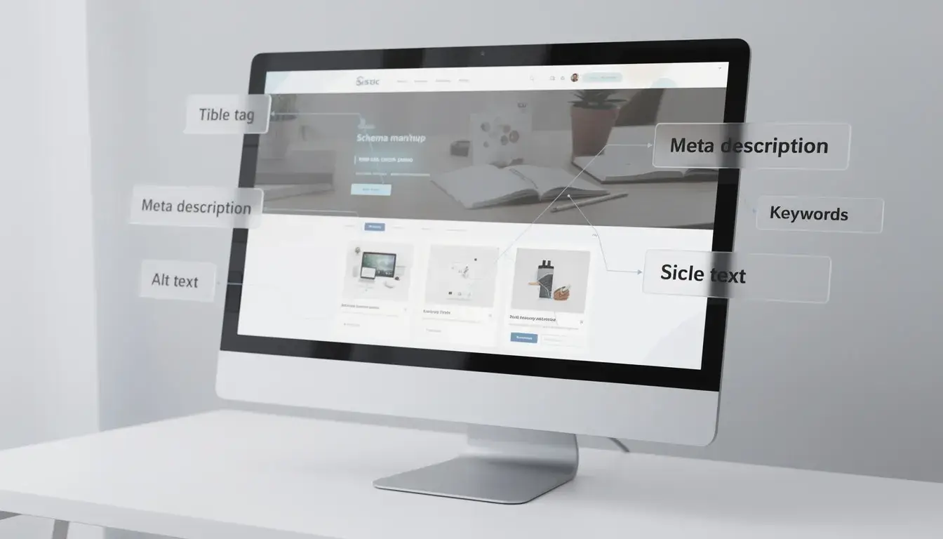 Product image alt text metadata for SEO and accessibility