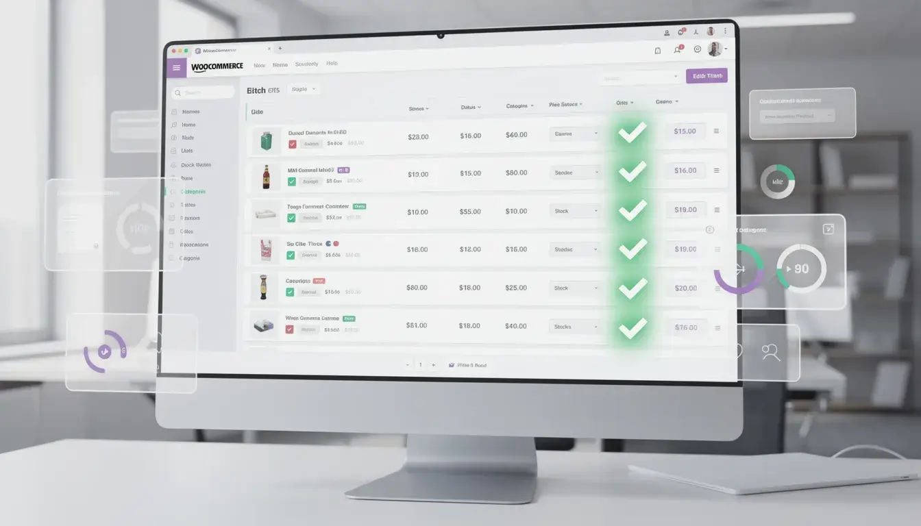 WooCommerce bulk editing products descriptions SEO titles and pricing with Claude Code