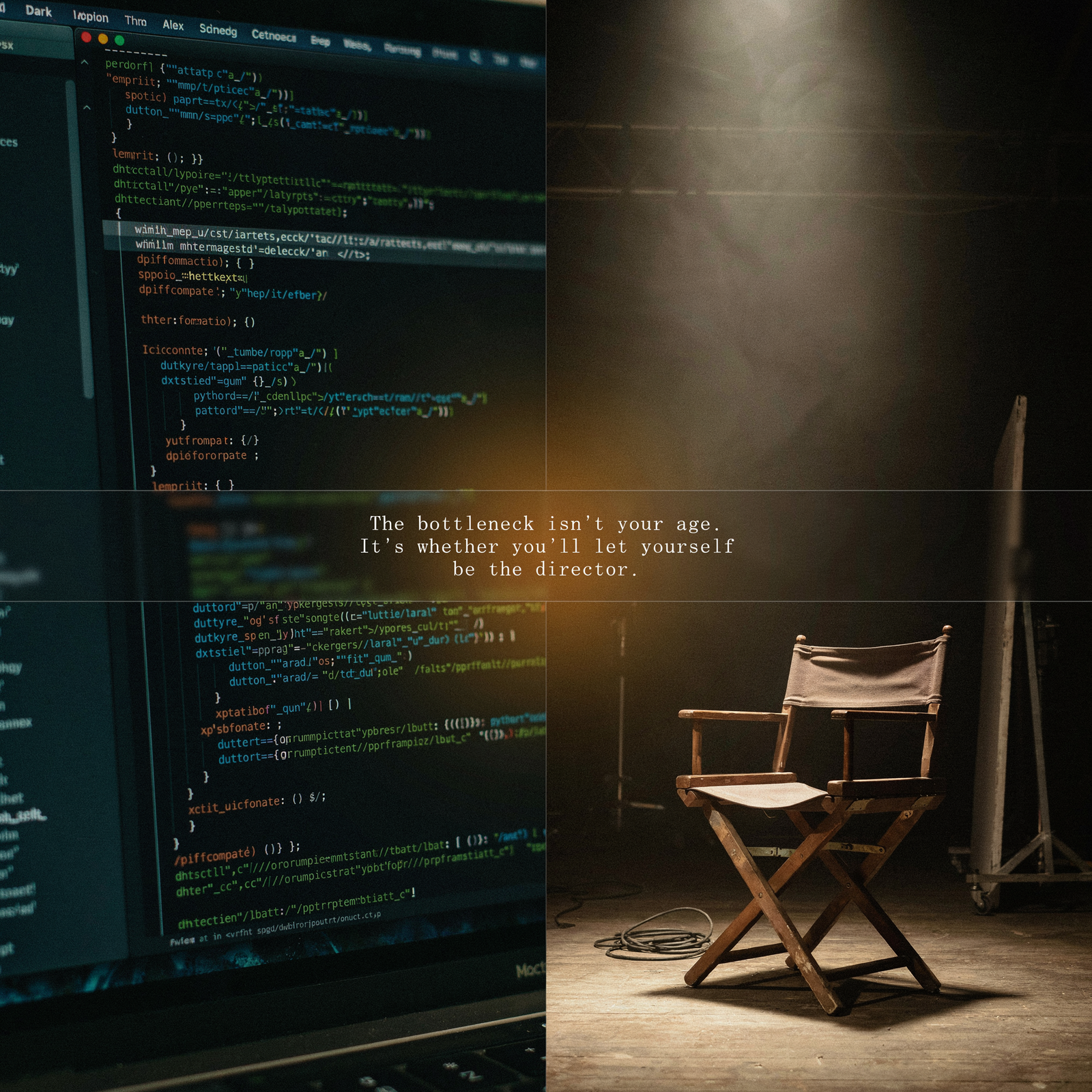 Code and director’s chair
