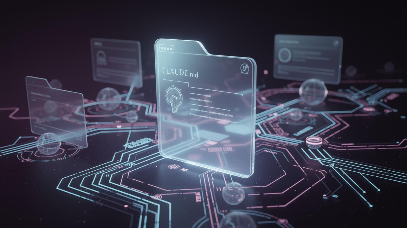 CLAUDE.md context system for business automation