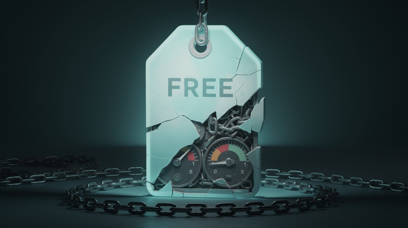 hidden cost of free ai website builders