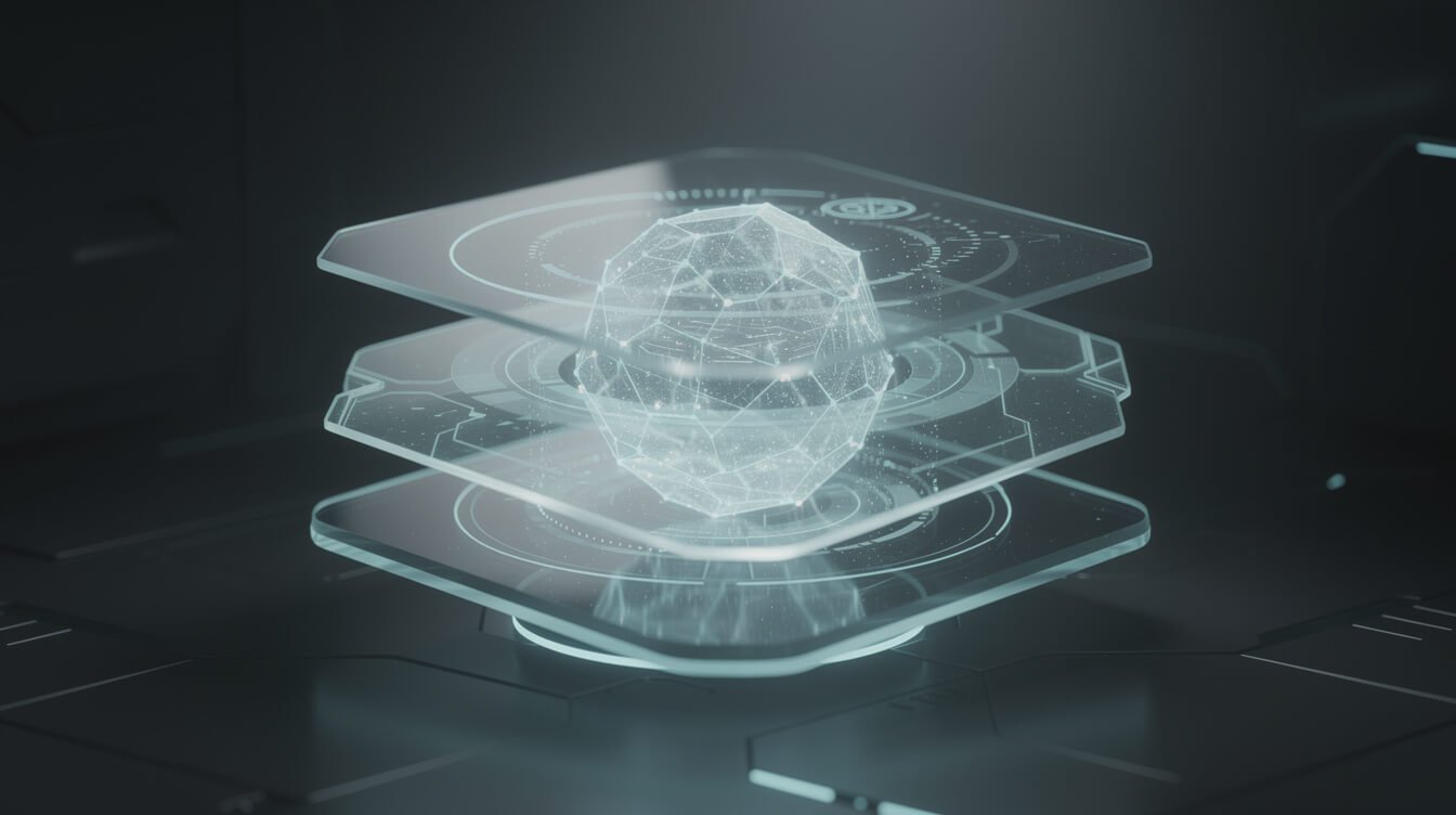 A layered trust stack of planning mode, permissions and hooks around an AI agent