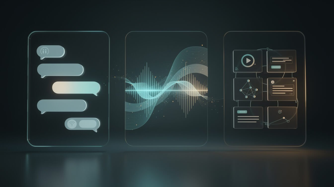 chatbot vs voice bot vs agent-assist comparison for a solo business