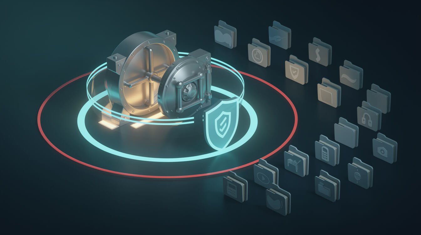 vault door and permission gate around allowed folders