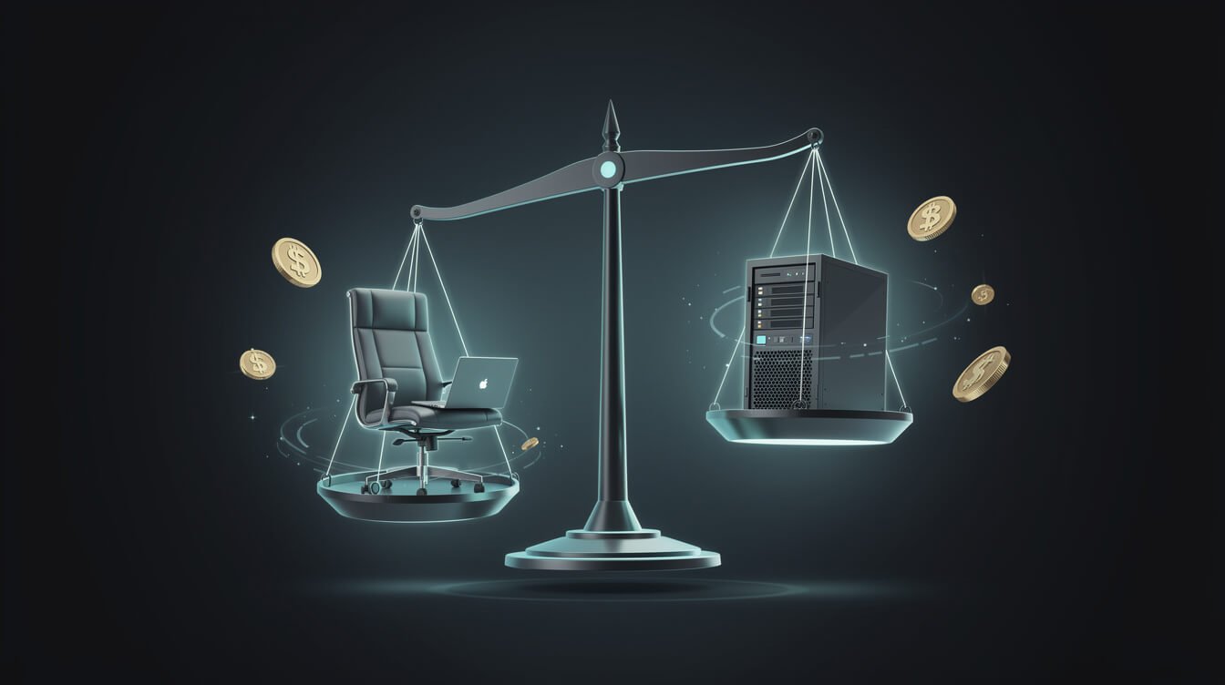 Cost comparison of an AI sales agent SaaS seat versus a self-hosted build