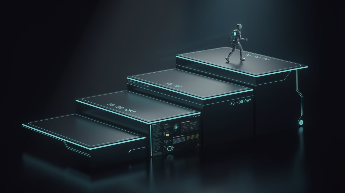 30/60/90-day AI sales agent deployment roadmap