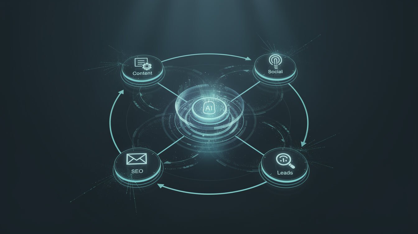 six marketing jobs an ai marketing agent can own around a central hub