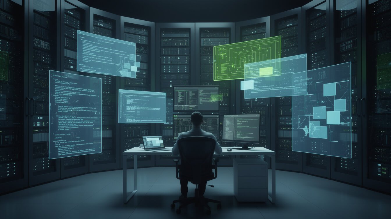 Autonomous AI agent fleet running in production containers orchestrated by one operator
