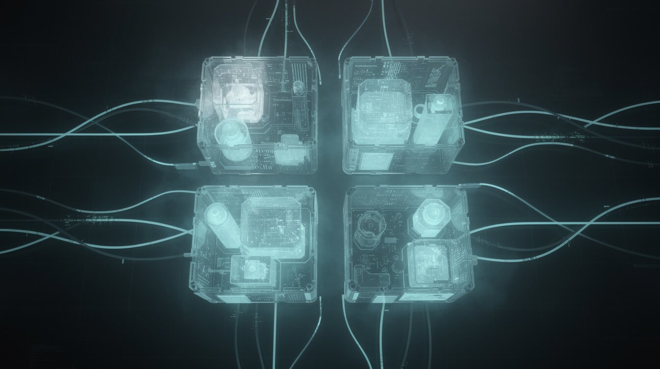 Fleet of ten autonomous brand containers running claude code agents