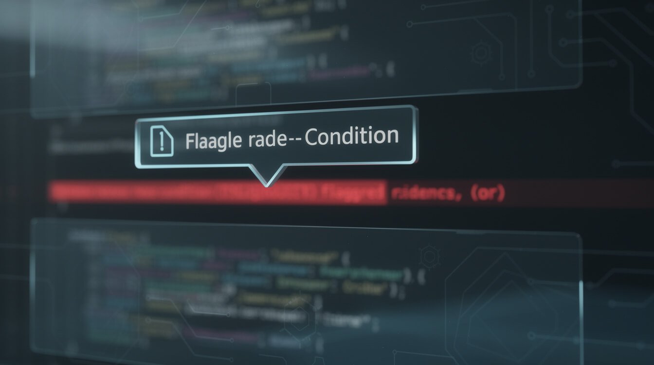 Real Claude Code review catching a bug on agent-written code