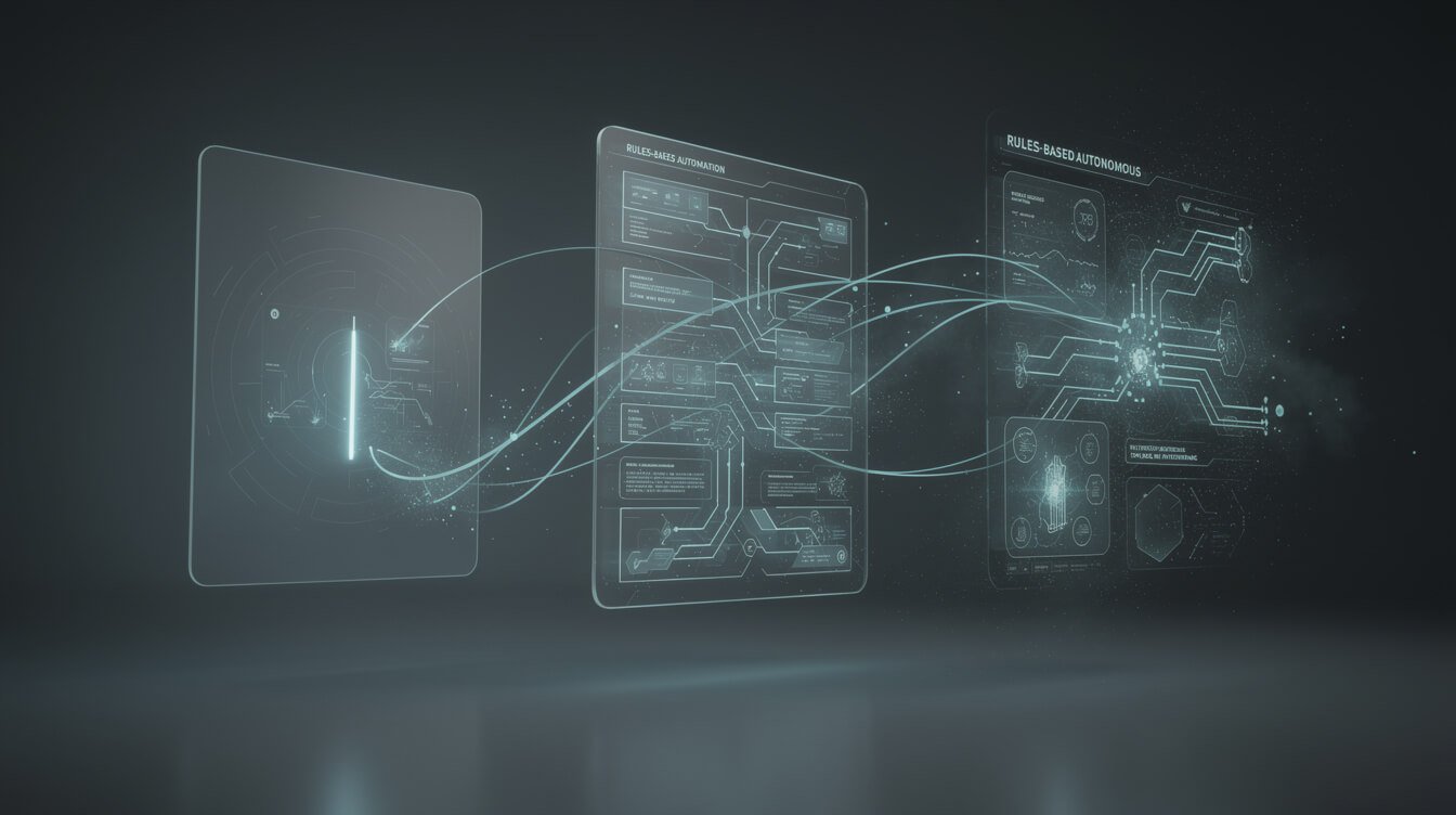 evolution from broadcast to automation to autonomous agent