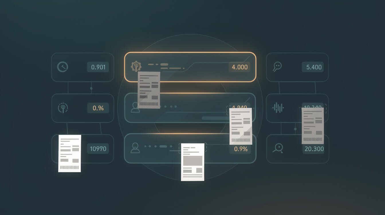An operations dashboard showing autonomous agents running with cost counters