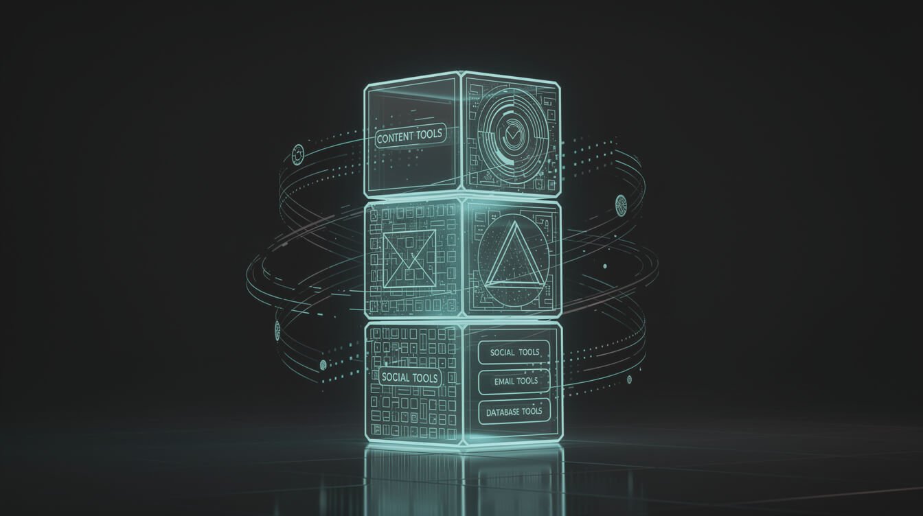 Minimum AI marketing stack building blocks for a solopreneur