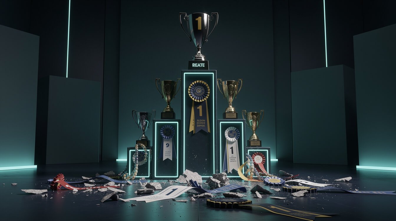 Self-serving best AI agency rankings where the author ranks first