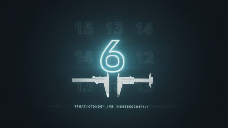 A single glowing numeral fracturing into sixteen ghosted duplicates on a dark teal grid, illustrating how one AI agent metric can have sixteen defensible values.