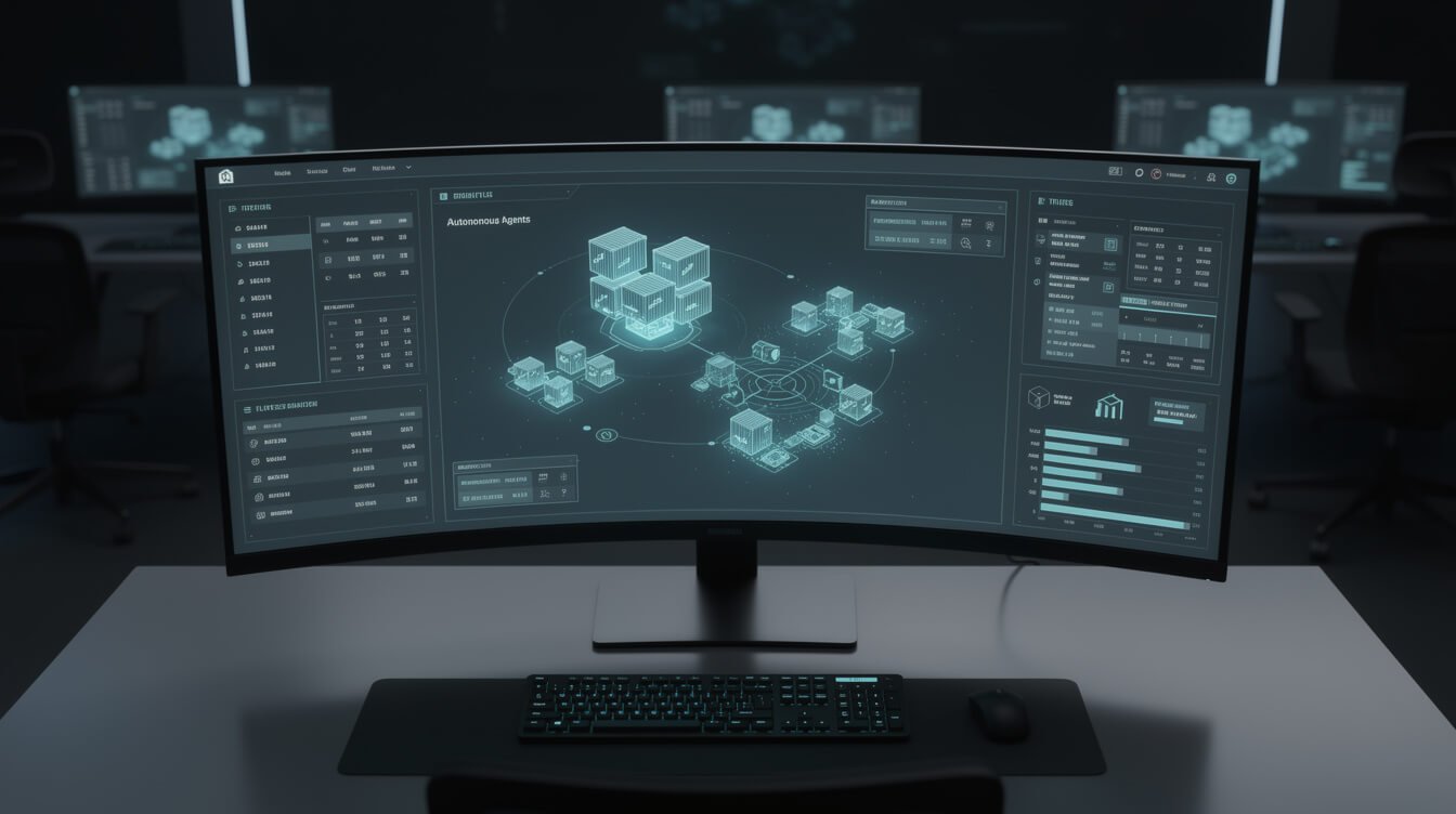 single operator running a fleet of autonomous agents from one workstation