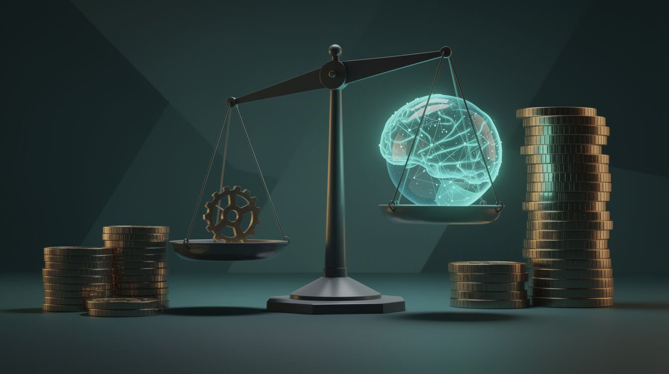 Comparing the cost shape of each AI automation tier