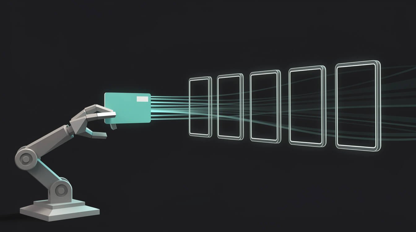 An AI agent reading a machine-readable brand kit before rendering videos